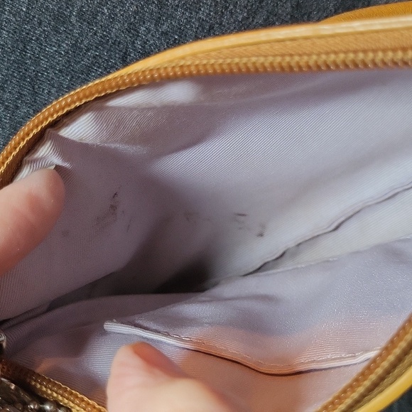 Coach Tan Leather Wristlet with Removable Strap - Picture 9 of 10